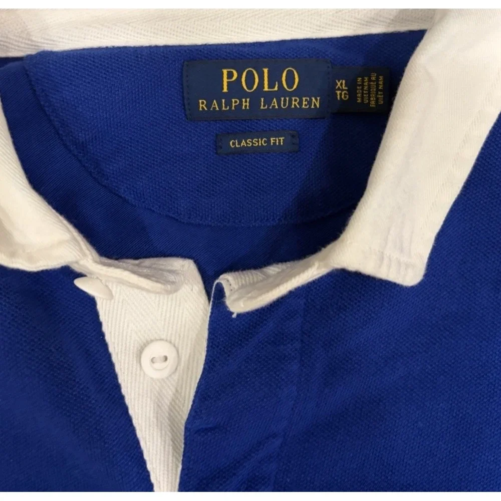 Polo Ralph Lauren Men's Shirt XL Casual Color Block Excellent Classic Fit